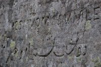 Dwarfie stone - persian graffiti